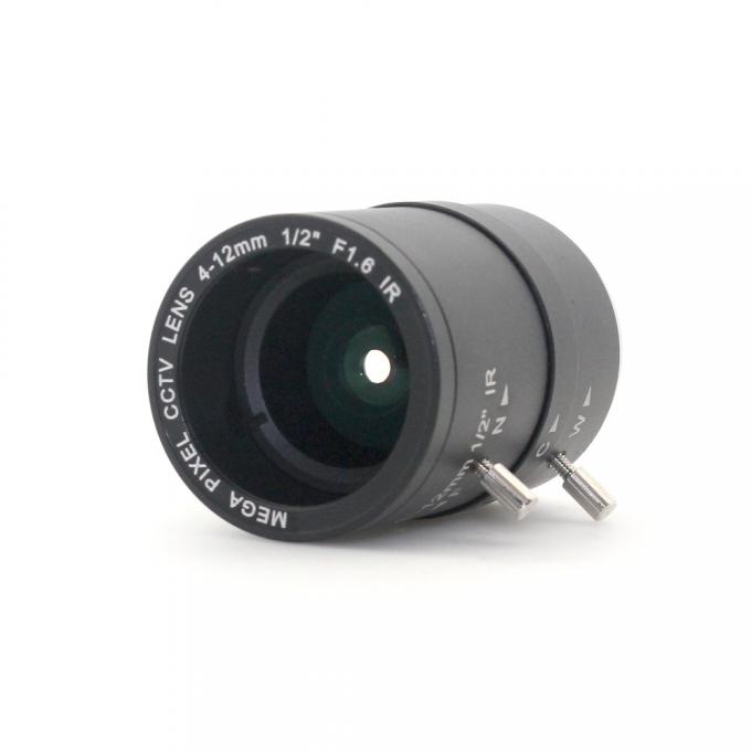 4-12mm MP CS LENS 1/2" IR CS Mount Varifocal Manual Iris CCTV Lens for CCTV Security Cameras BOX