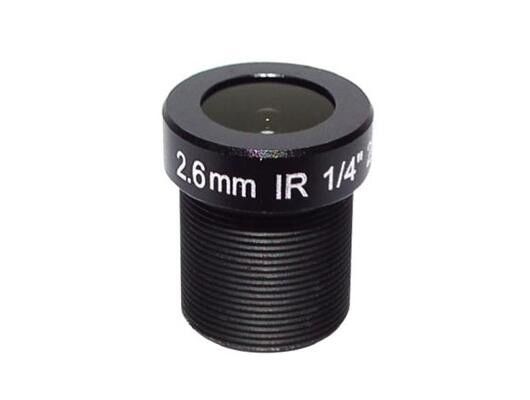 Ống kính bo mạch cctv góc rộng ngàm S ngàm 2,6mm F2.2 2mp m12 cho cảm biến 1/4 inch